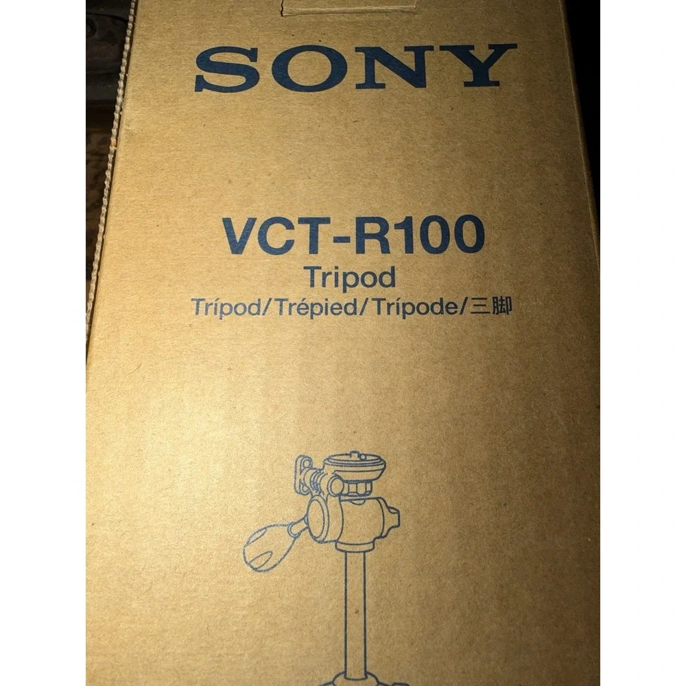 Sony VCT-R100 Camera Tripod 14-39 Inches Open Box Handycam Cyber shot